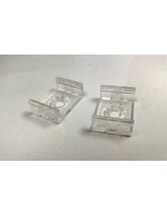 PROFILO 2 MT IN ALLUMINIO ALTO MODELLO LP1020 PER STRISCE A LED CON COVER A SCELTA TAPPI E GANCI DI MONTAGGIO INCLUSI 2