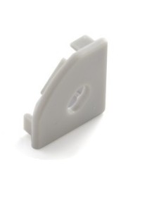 PROFILO IN ALLUMINIO BIANCO DA 2 MT TL1919B ANGOLARE PER STRISCE LED BARRA RIGIDA COPERTURA A SCELTA 2