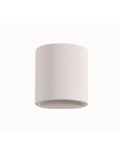 APPLIQUE PORTALAMPADA LED DA MURO G9 11X10X10 CM IN RESINA DI GESSO W3134 2