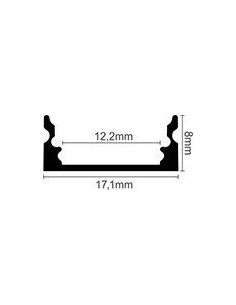 CONNETTORE ANGOLARE L PROFILO ALLUMINIO TL1205 PER STRISCE LED 2