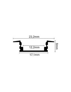 CONNETTORE ANGOLARE L PROFILO ALLUMINIO TL1204 PER STRISCE LED 2