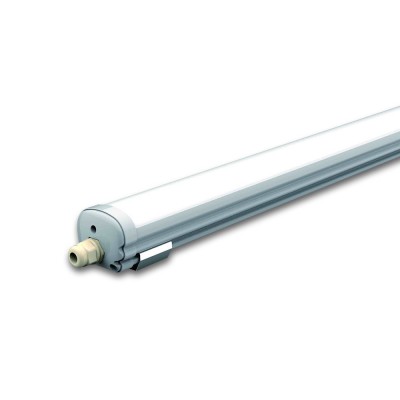 Plafoniera LED 36W 120 cm impermeabile IP65 120 LM/W luce a scelta