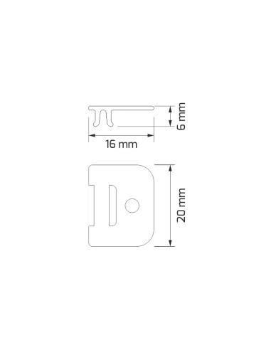 Profilo alluminio DL1818 angolare 2 mt per strisce led cover opaca - vendita online