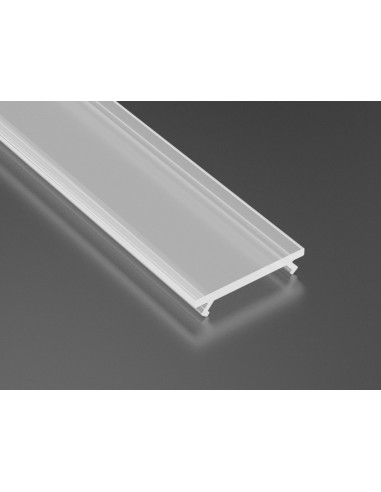 Profilo alluminio bianco 2 mt mod. Luna per strisce Led copertura a scelta