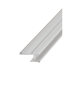 Profilo alluminio bianco 2 mt mod. Luna per strisce Led copertura a scelta 2