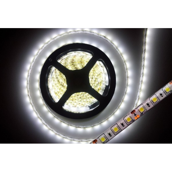 5 METRI STRISCIA 300 LED 5050 5 MT LUCE A SCELTA WATERPROOF IP65 12 V PREMIUM SERIES