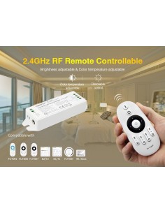 Kit Dimmer Strisce Led Monocolore e Dual White Con Telecomando RF (C1 + FUT035S+)