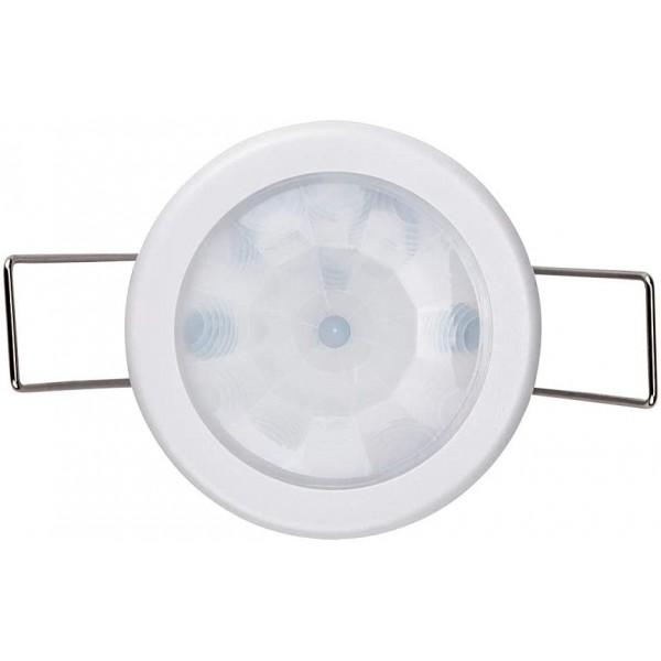 Sensore movimento a infrarossi PIR per lampade Led a incasso bianco