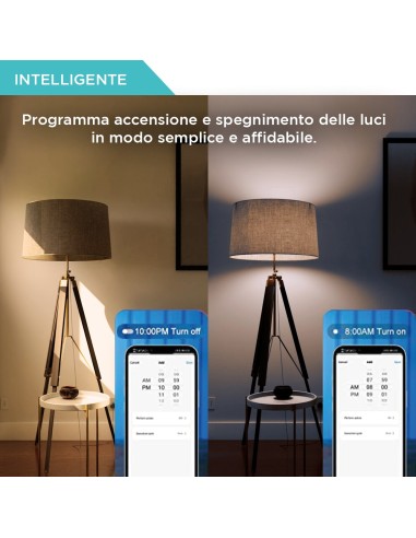 Lampada Goccia SMART BEACON TECH 10w RGB+3WHITE Dim + EXPO