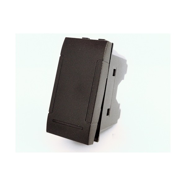 Deviatore Unipolare (16A-250V) Art 803N Nero T1 compatibile Bticino Living Light, Air e International