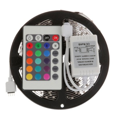 KIT STRIP LED 5050 IP20 RGB + ALIMENTATORE + CONTROLLER