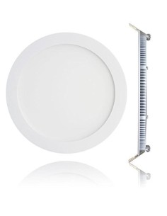 PANNELLO A LED PER INCASSO TONDO 12 WATT 17 CM LUCE BIANCO NATURALE  V-TAC VT-1208 RD