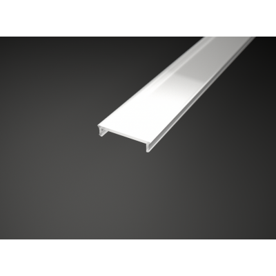 Profilo in Alluminio ALFA da 2 mt da Incasso a Scomparsa in Cartongesso per Striscia LED Cover Opaca