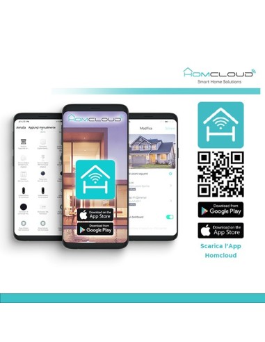 Modulo PuIsante/Interruttore 4CH Wi-Fi da incasso