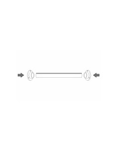Supporti per fissaggio profilo in alluminio per armadio DL2525 2