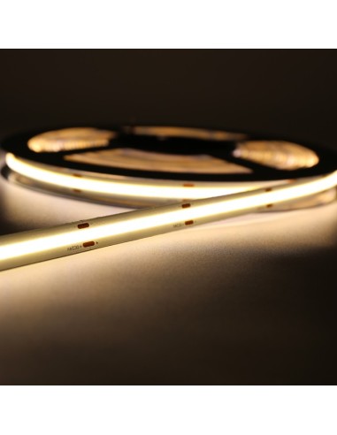 1 metro Striscia Led COB 480 Led/mt 10 w/mt IP20 24 V misura a scelta