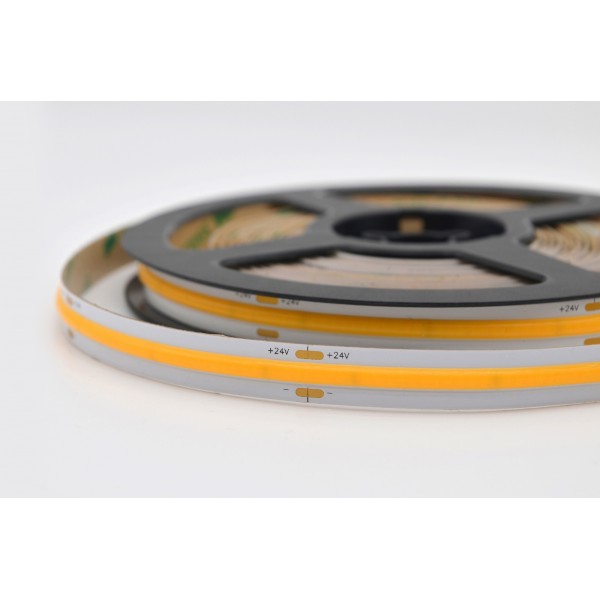 1 metro Striscia Led COB 480 Led/mt 15 w/mt IP20 24 V DC misura a scelta