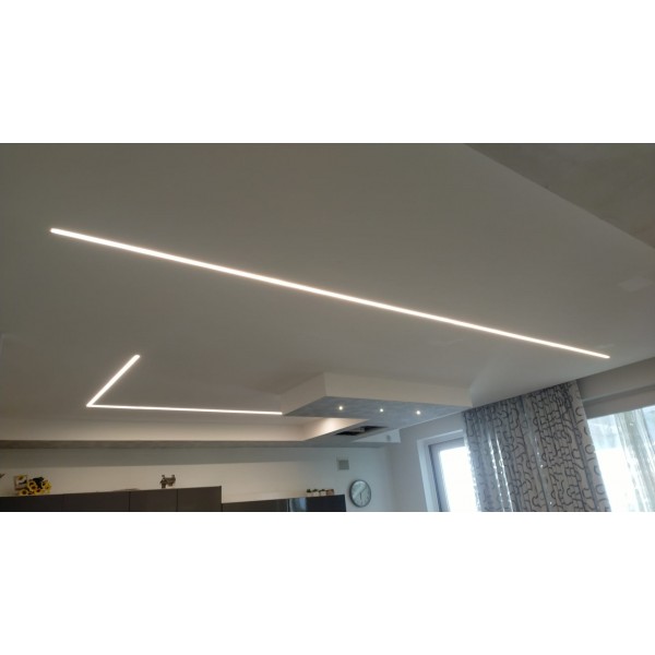 5 pz Profilo 2 mt in cartongesso per taglio luce a Led a scomparsa | Vendita Online 5 pz Profilo 2 mt in cartongesso per taglio luce a Led a scomparsa | Vendita Online