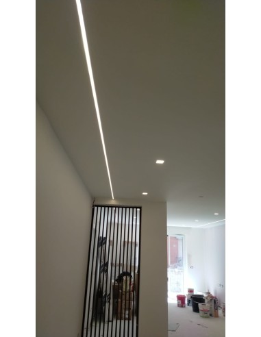 5 pz Profilo 2 mt in cartongesso per taglio luce a Led a scomparsa | Vendita Online