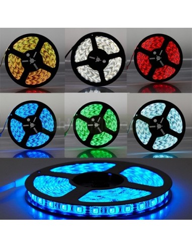 1 metro Striscia Led RGB 220V 60 Led/mt 8 w/mt IP65 misura a scelta | Vendita Online