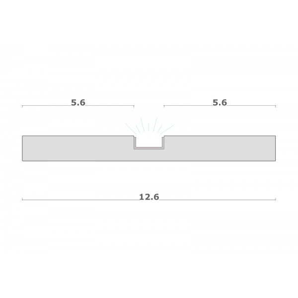 5 pz Profilo 2 mt in cartongesso per taglio luce a Led a scomparsa | Vendita Online 5 pz Profilo 2 mt in cartongesso per taglio luce a Led a scomparsa | Vendita Online