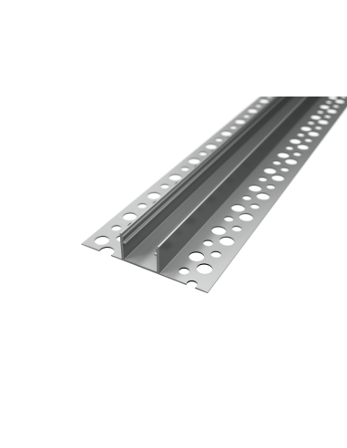 Profilo in Alluminio BETA1 da 2 mt da incasso Cartongesso Piastrella per Striscia LED Cover Opaca | Vendita online