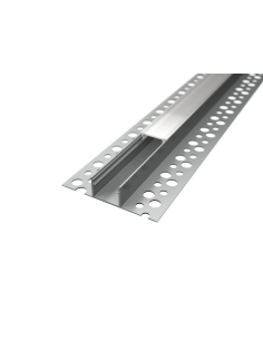 Profilo in Alluminio BETA1 da 2 mt da incasso Cartongesso Piastrella per Striscia LED Cover Opaca | Vendita online 2
