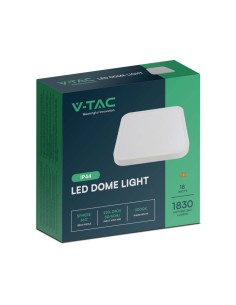 Plafoniera Quadrata a LED 18 W 360° IP44 1800 Lumen Luce Bianca 2