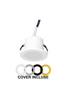 Faretto mini Spot Punto Luce LED 3W 120° IP65 Iperlux Foro:35mm
