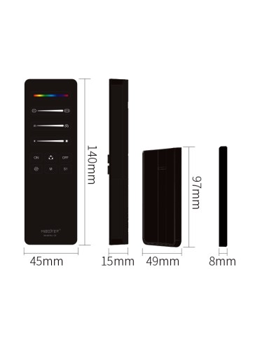 Telecomando C6 Wireless (2.4GHz) per Strisce LED SPI Digitali Running Indirizzabili - Vendita Online