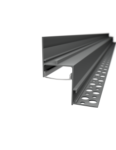 Profilo in Alluminio Aurora 2m per Cartongesso per Strisce LED Cover a scelta - Vendita Online