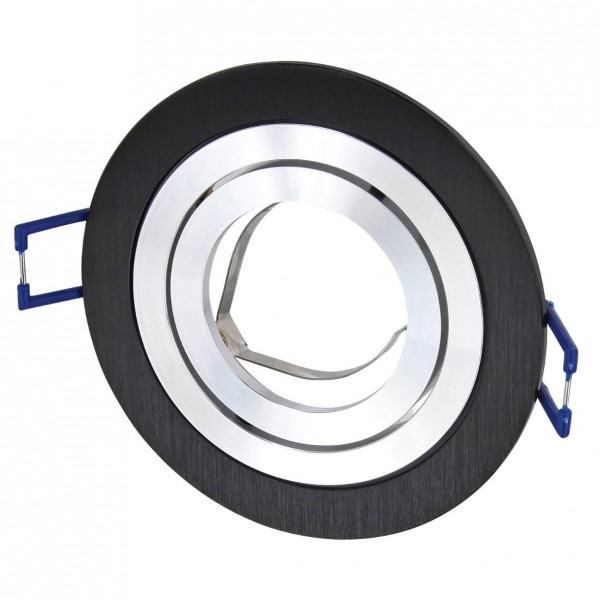 PORTAFARETTO BRAVA / BLACK CON CONNETTORE GU10