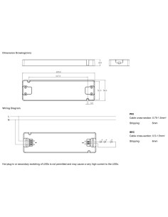 Alimentatore Trasformatore Led Actec Slim 24 V 150 Watt Tensione Costante CV Mode 2