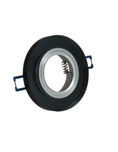 PORTAFARETTO BRAVA / BLACK CON CONNETTORE GU10