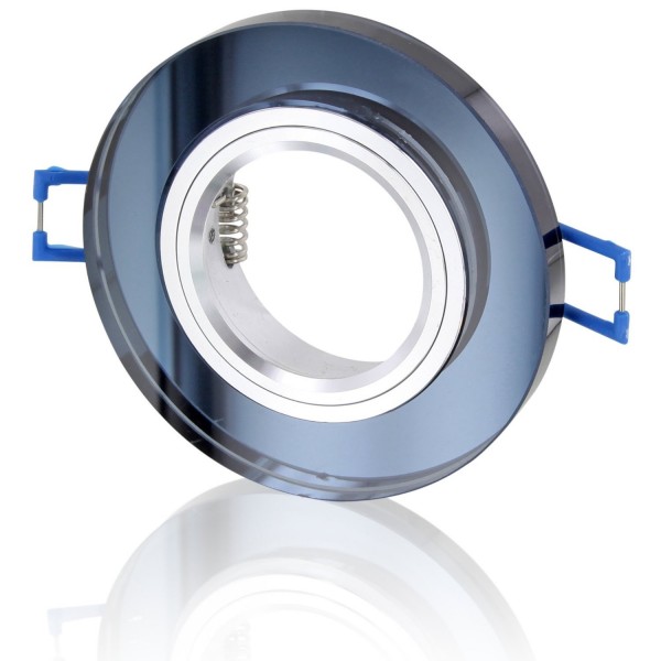 PORTAFARETTO BRAVA / BLACK CON CONNETTORE GU10