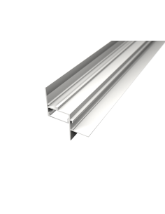 Profilo in Alluminio Bianco Aura 2m per Cartongesso per Strisce LED Cover a scelta