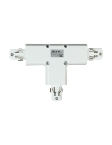 Raccordo a T per Binario Trifase Colore Bianco