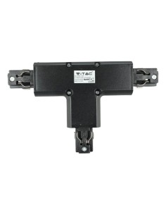 Raccordoa T per Binario  Trifase Colore Nero