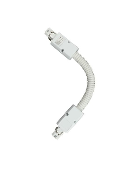 Raccordo Trifase Flessibile per Binario Colore Bianco