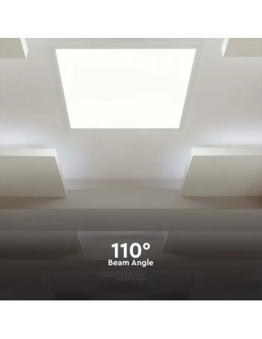 Pannello LED 40W 120LM/W da Incasso con Driver Philips Esterno Incluso 60x60cm Bianco 6500K
