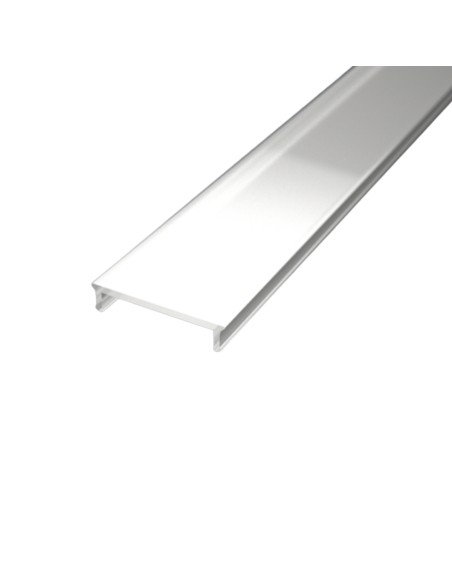 Profilo in Alluminio BETA2 da 2 mt da incasso Cartongesso Piastrella per Striscia LED Cover Opaca