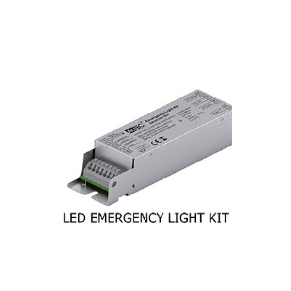 KIT D'EMERGENZA ALIMENTATORE ANTI BLACK OUT PER LUCI LED CON DRIVER ESTERNO CON BATTERIA 3.6V 3.0Ah